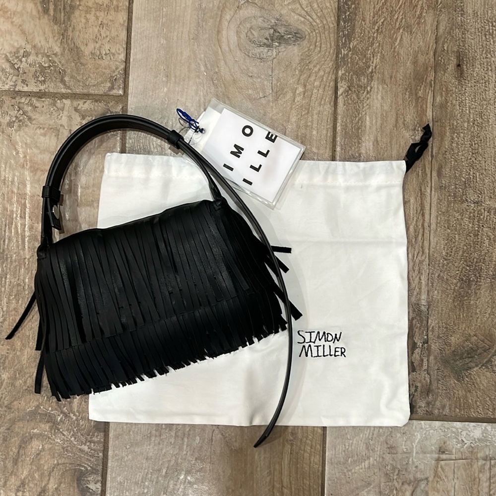 NWT Simon Miller Mini Puffin Fringe Bag